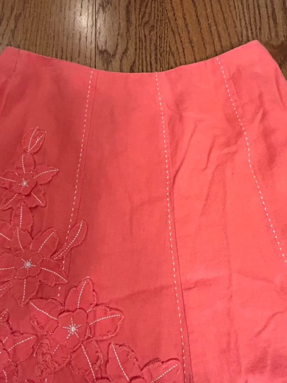 Sag Harbor Women's Orange and Pink Skirt
